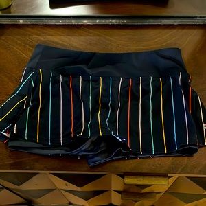 FILA Navy striped tennis skirt